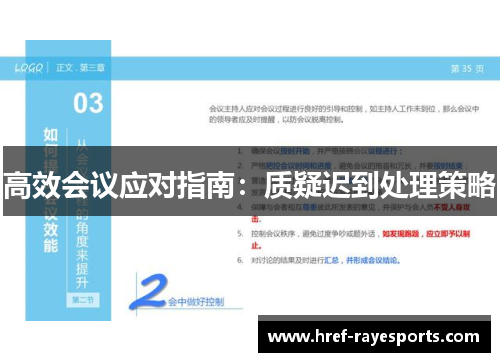 高效会议应对指南：质疑迟到处理策略